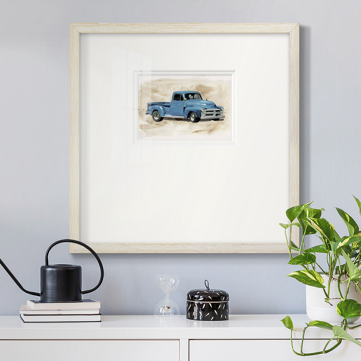 Pickup I Premium Framed Print Double Matboard