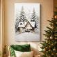 Cottage of Frostlit Whisper - Canvas Art Print