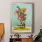 Turquoise Lilly - Modern Framed Canvas Print