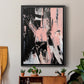 Black & Blush II - Modern Framed Canvas Print