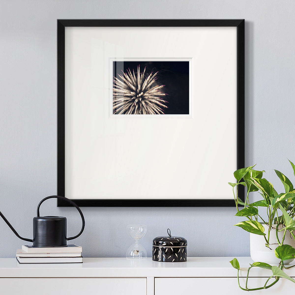 Sky Bloom Premium Framed Print Double Matboard