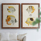 Yellow & Grey Fish I - Premium Framed Canvas 2 Piece Set - Ready to Hang