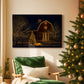 Night of Honeyed Village - Canvas Art Print