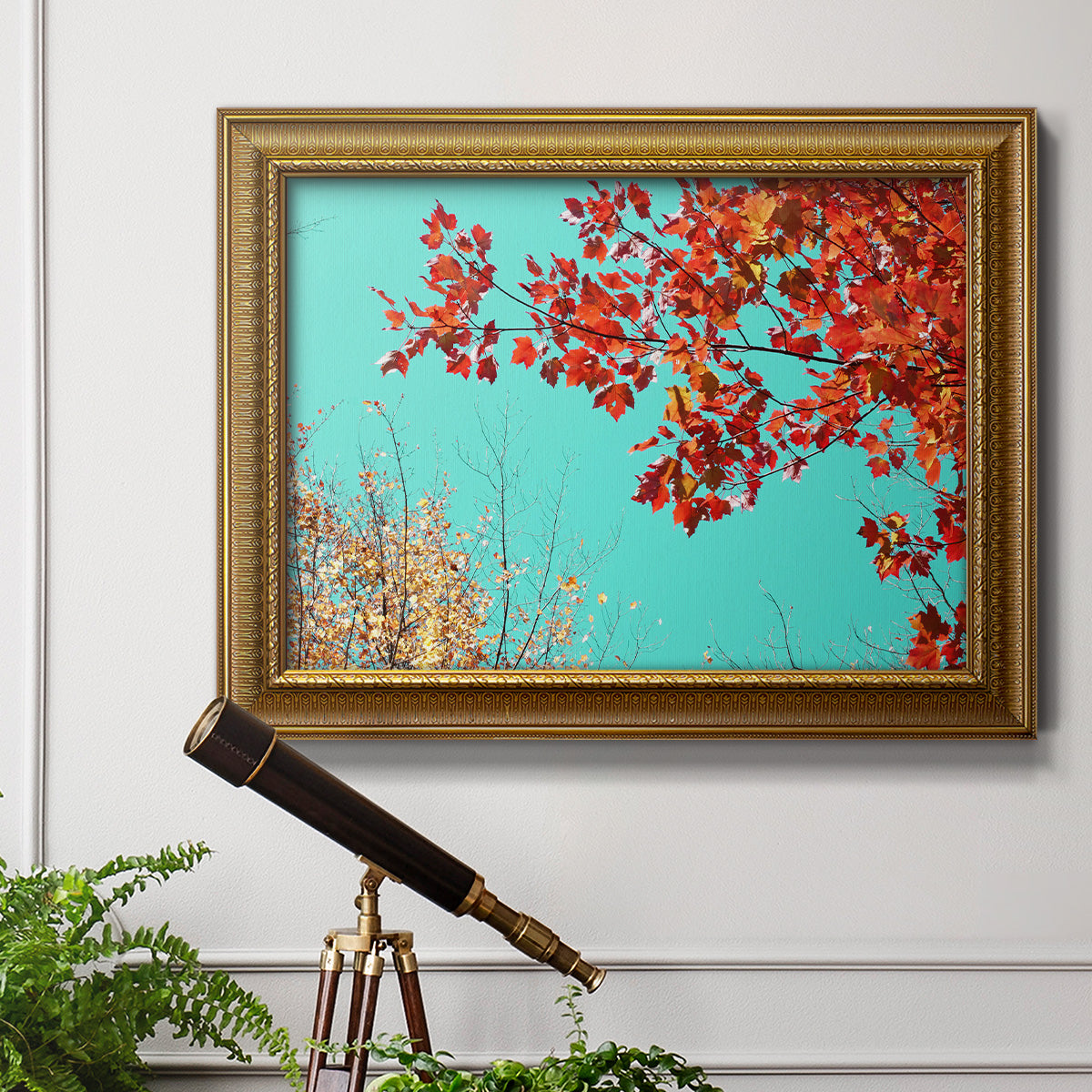 Autumn Tapestry I - Ornate Framed Canvas Print