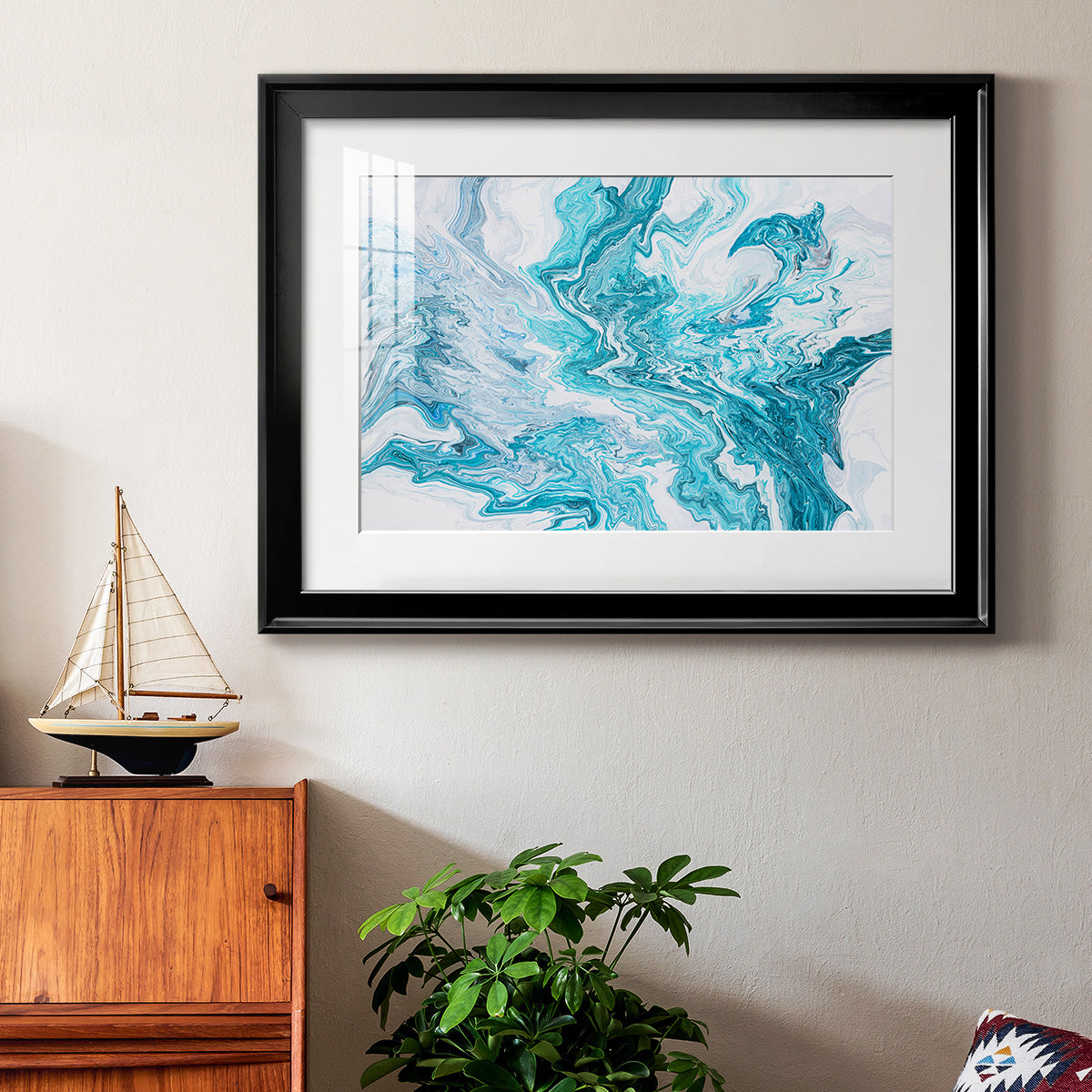 Tide Pool Premium Framed Print - Ready to Hang