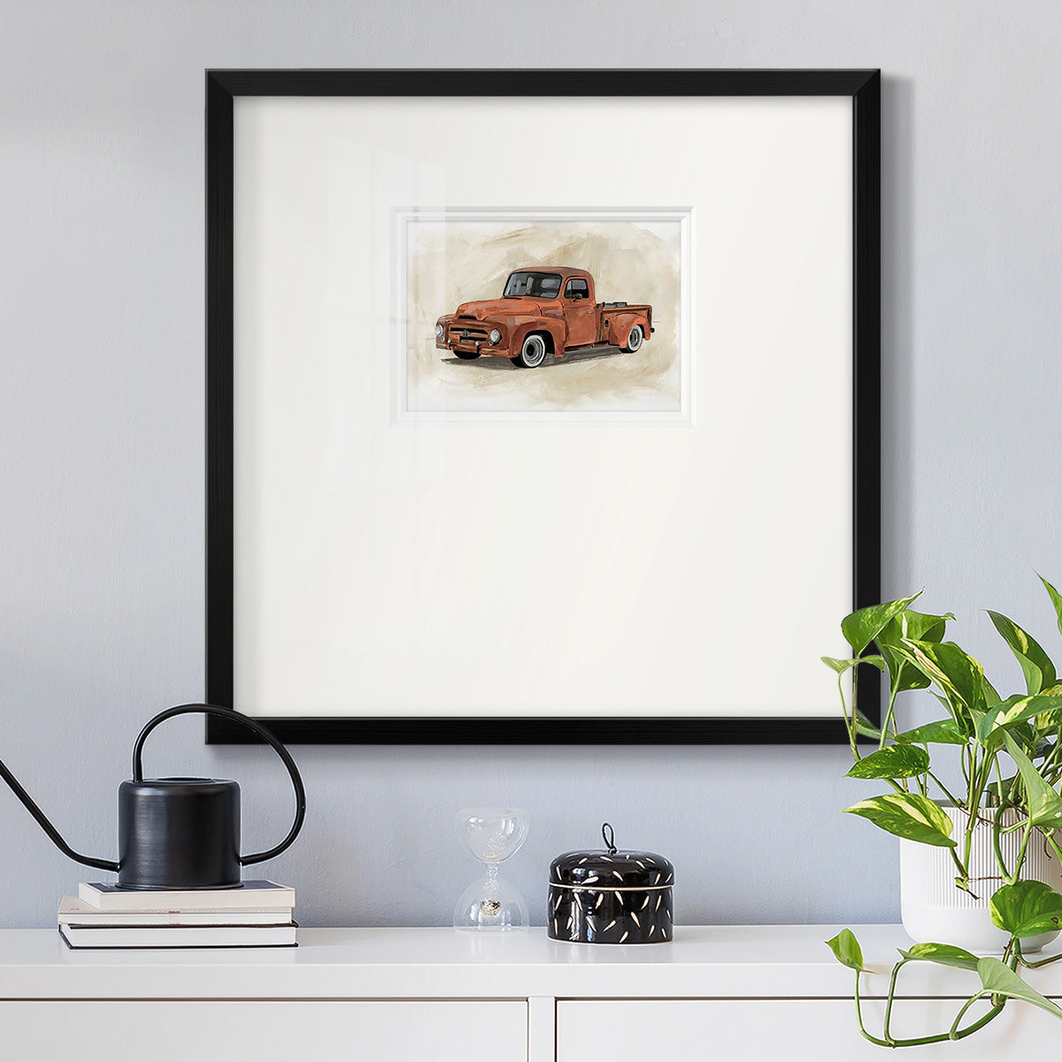 Pickup IV Premium Framed Print Double Matboard