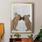French Kiss Close Up - Modern Framed Canvas Print
