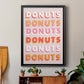 Donuts - Modern Framed Canvas Print