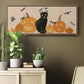 Pumpkin Patch Cats Collection D - Floater Framed Canvas Print