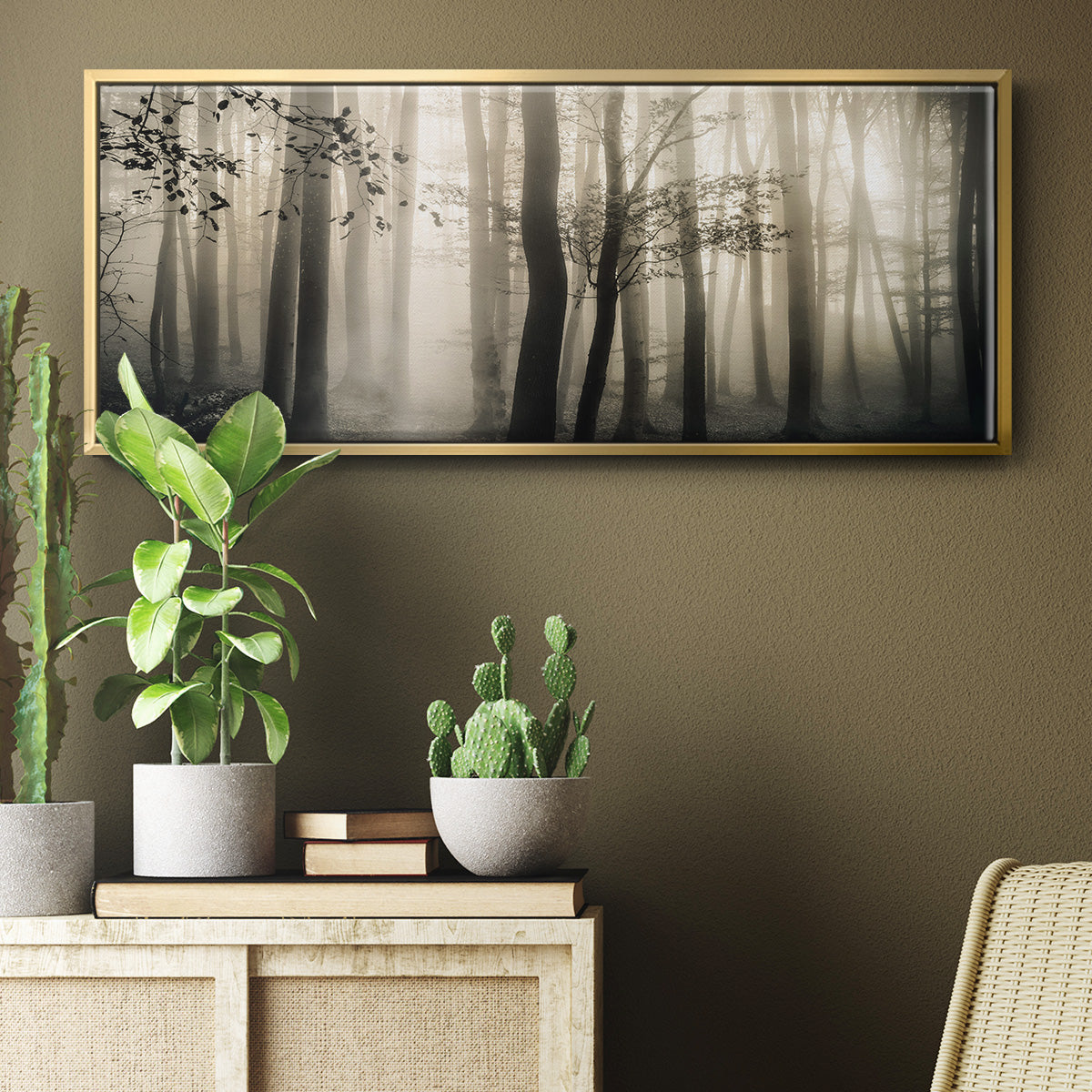 Light is Always There - Floater Framed Canvas Print