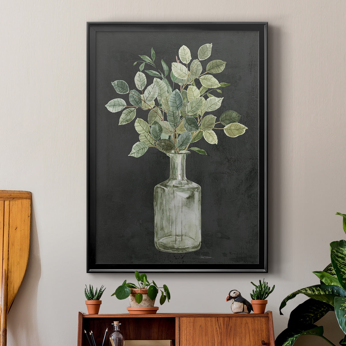 Artisanal Bouquet II - Modern Framed Canvas Print