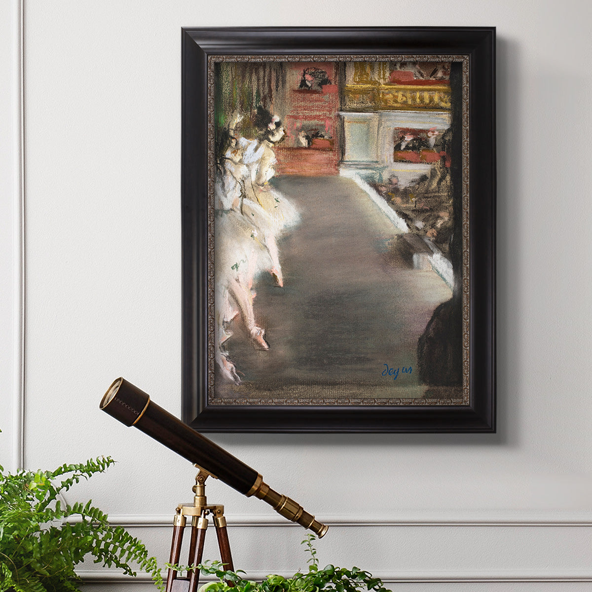 Dancers at the Old Opera House - Ornate Framed Canvas Print
