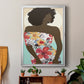 You Go Woman II - Modern Framed Canvas Print