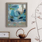 Circle the Beachfront - Barnwood Framed Canvas Print