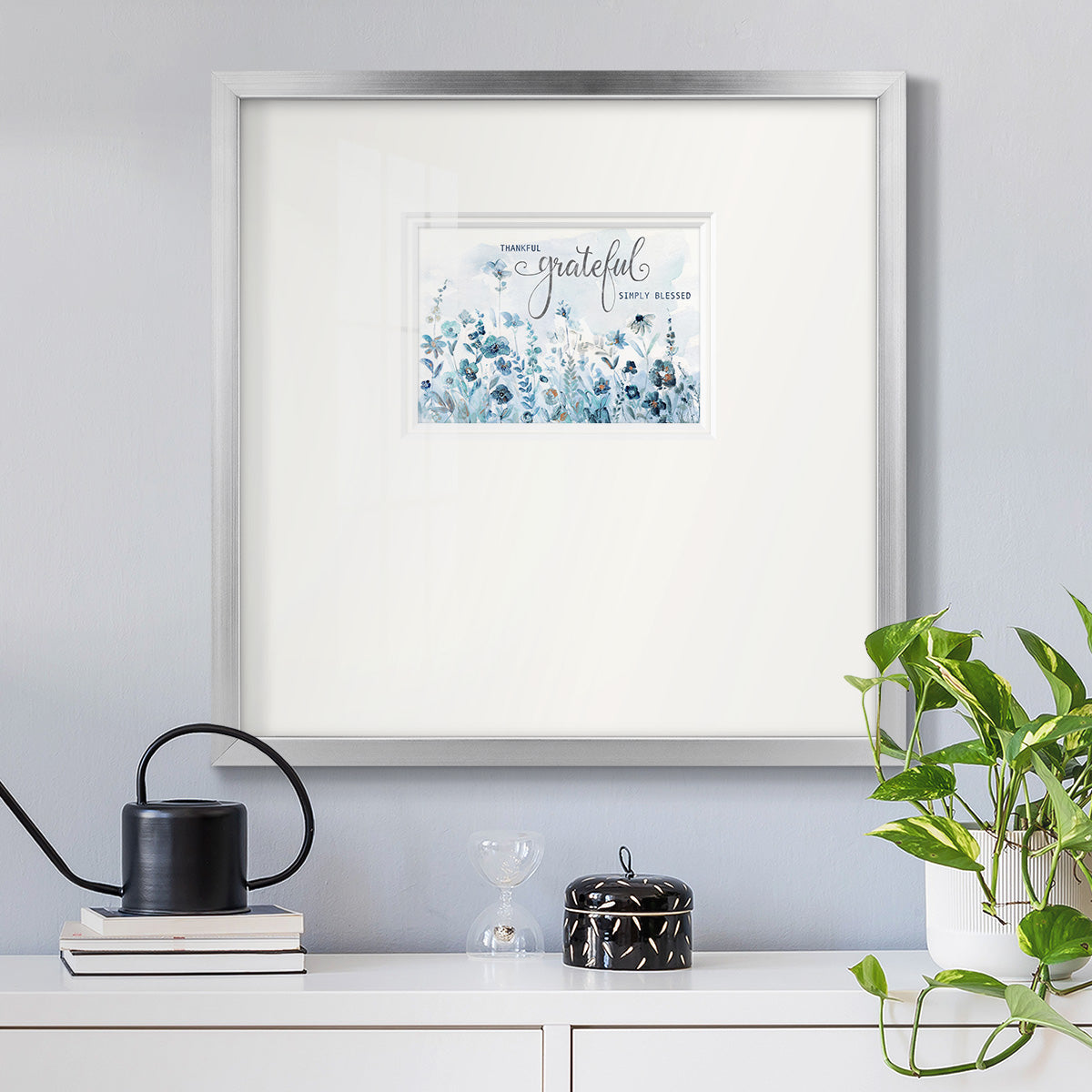 Glittering Meadow Premium Framed Print Double Matboard