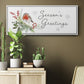 Winter Visitor Collection D - Floater Framed Canvas Print