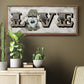 Winter Wonderland Friend Love - Floater Framed Canvas Print