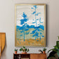 Cerulean Spruce II - Modern Framed Canvas Print