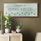 Dinomite - Floater Framed Canvas Print