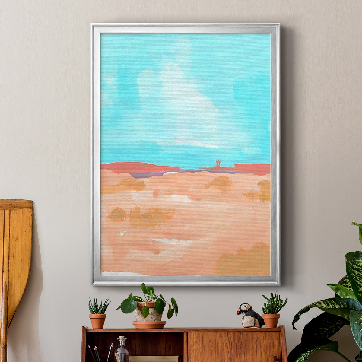 Wide Open Spaces II - Modern Framed Canvas Print