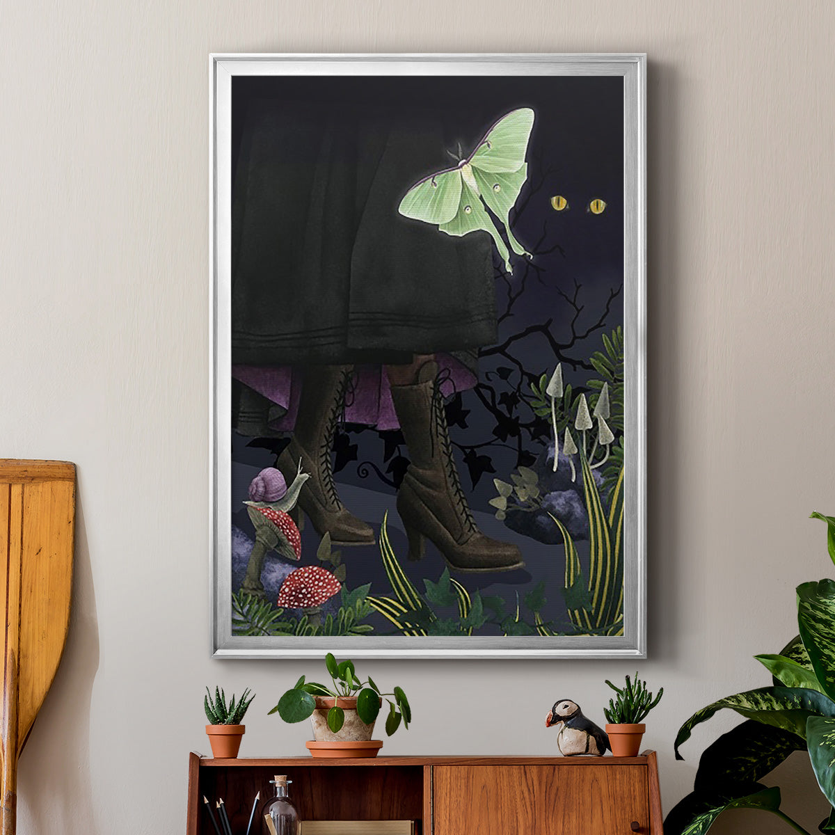 Hallowed Forest I -  Framed Canvas Print