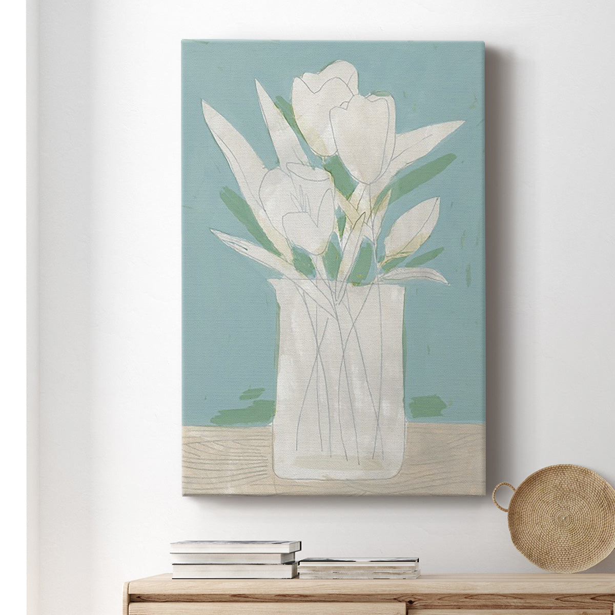 Muted Spring Arrangement II - Canvas Art Print