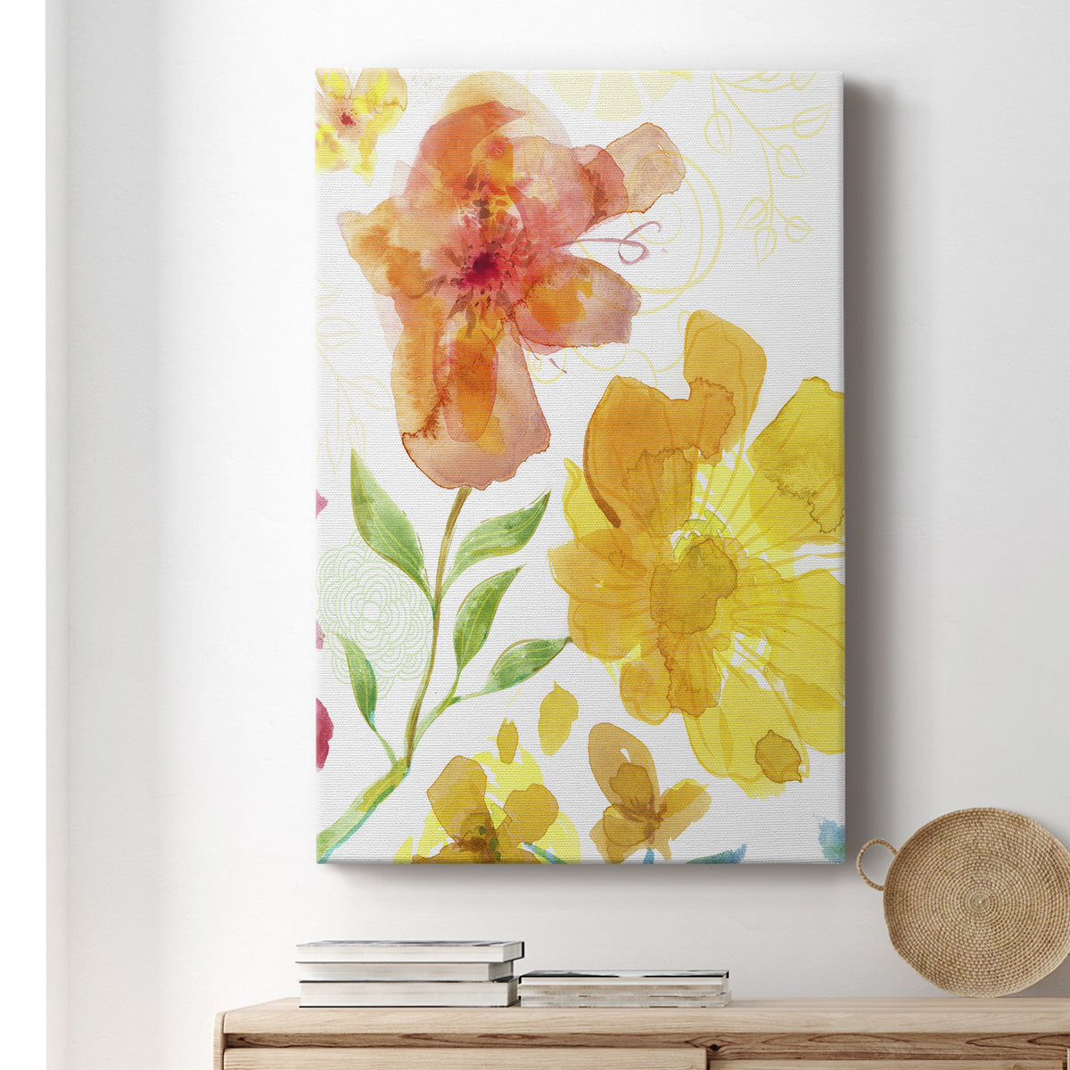 Blossoms in the Sun I Premium Gallery Wrapped Canvas - Ready to Hang