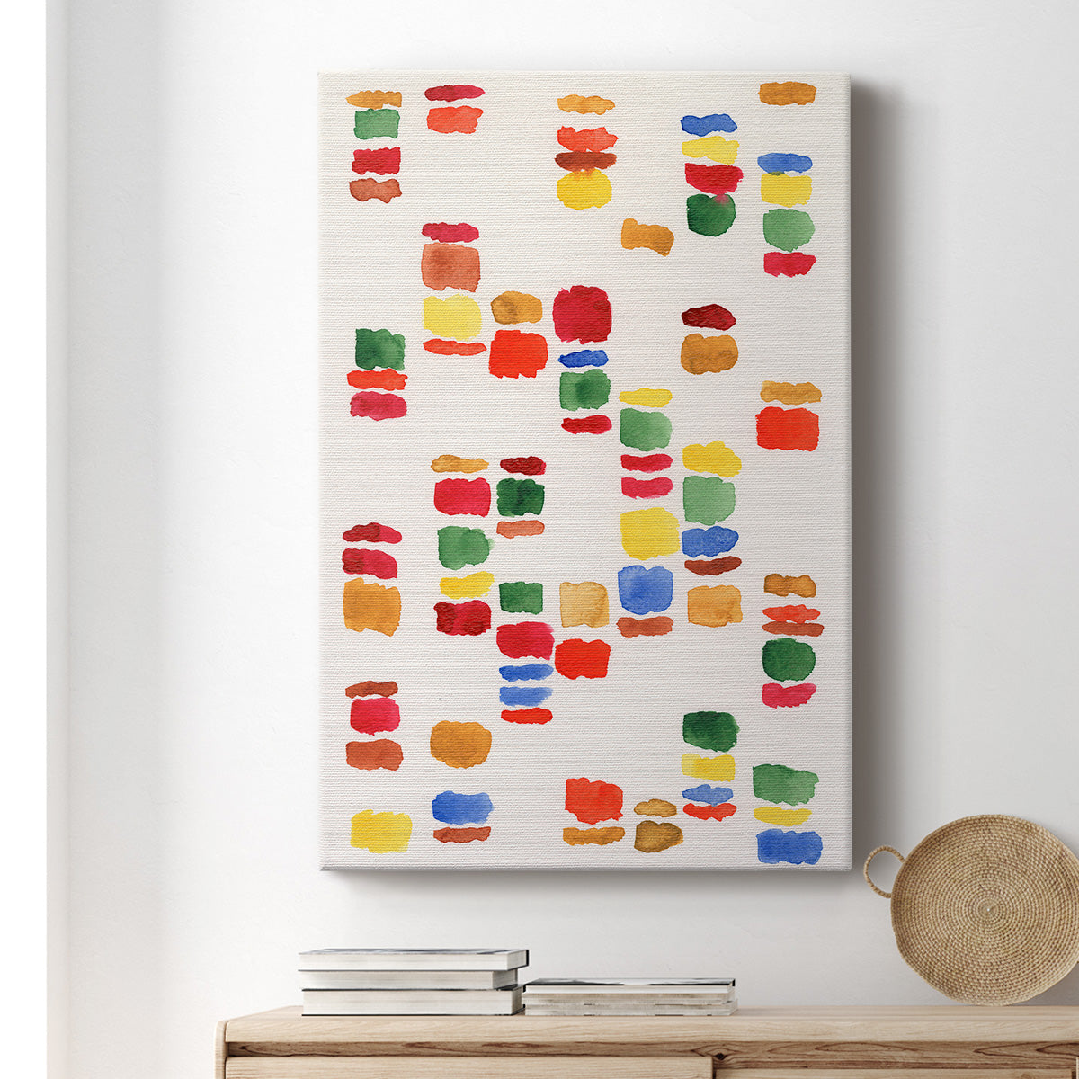 Colorful Code I Premium Gallery Wrapped Canvas - Ready to Hang