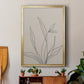 Neutral Lines II - Modern Framed Canvas Print