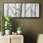 Birch Trees II - Floater Framed Canvas Print