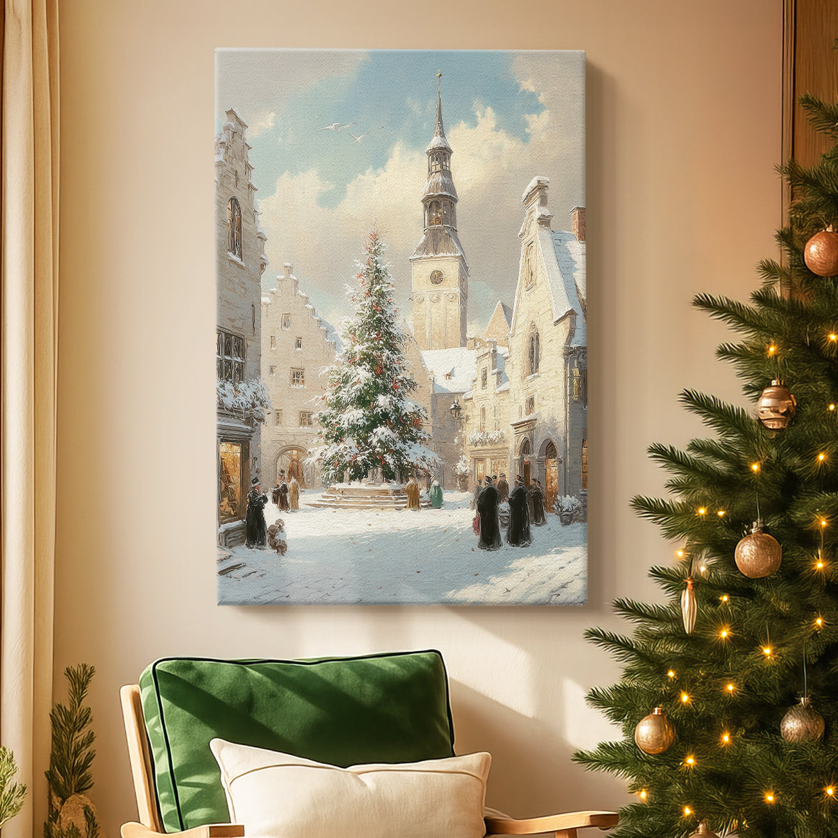 Chapel of Silver Serenade - Canvas Art Print