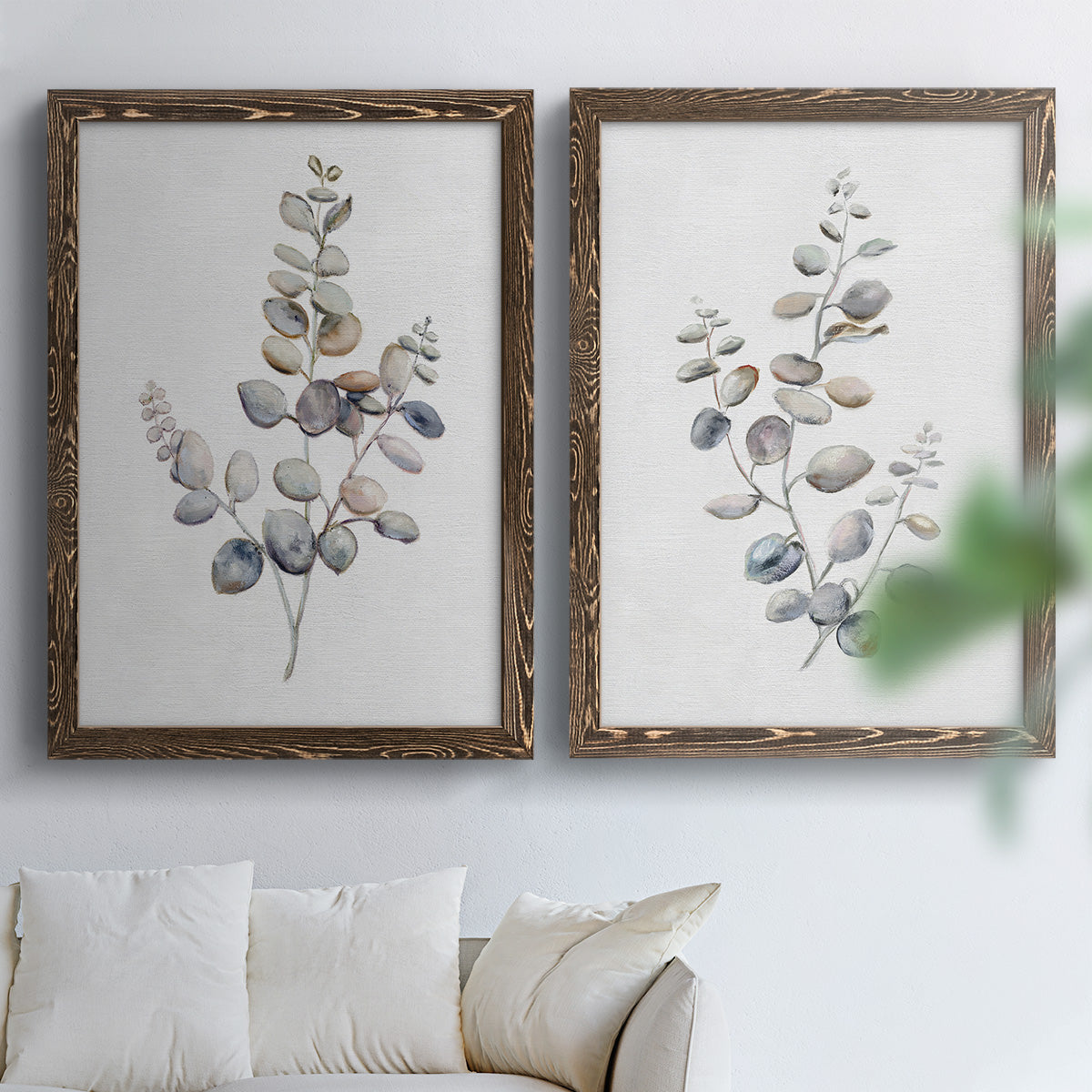 Eucalyptus I - Premium Framed Canvas 2 Piece Set - Ready to Hang