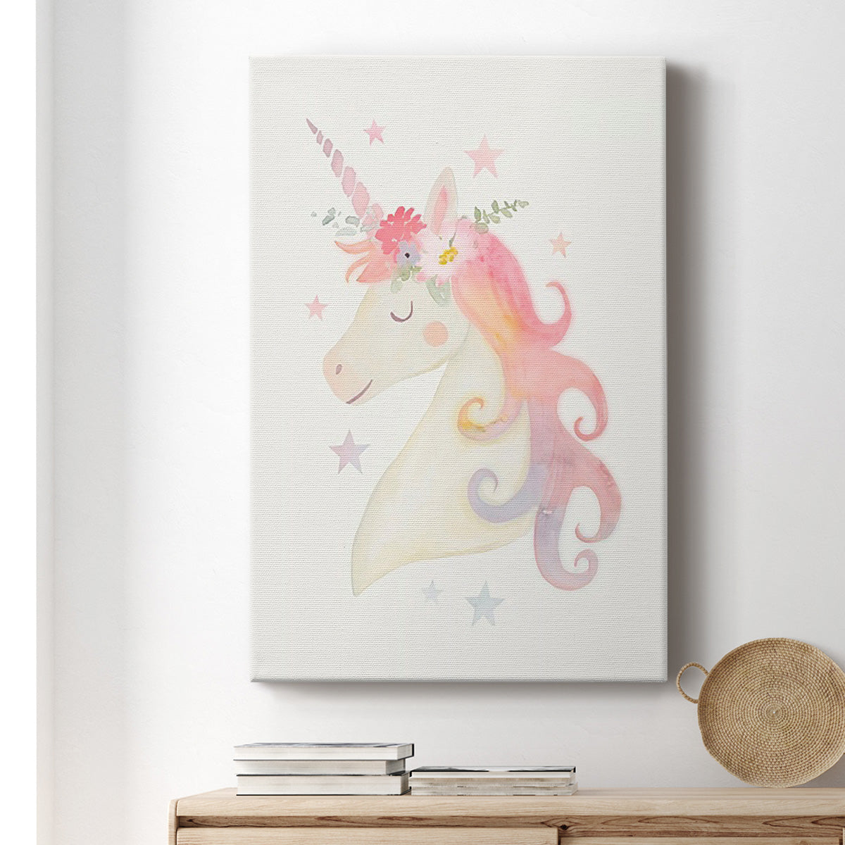 Sweet Unicorn I Premium Gallery Wrapped Canvas - Ready to Hang