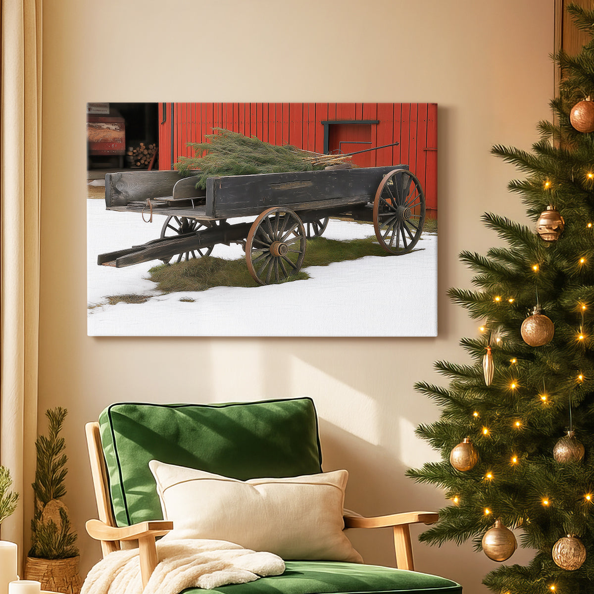 Cranberry Bells Blessing - Canvas Art Print