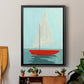 Small Sail II - Modern Framed Canvas Print