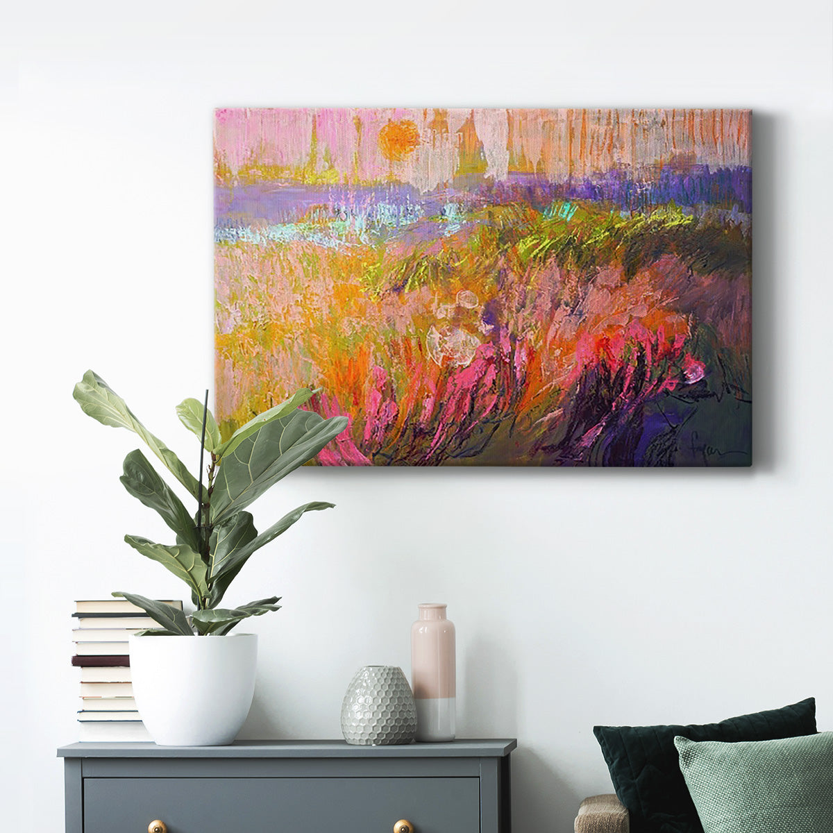 Among the Green Pastures VI Premium Gallery Wrapped Canvas - Ready to Hang