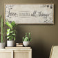 Love Conquers - Floater Framed Canvas Print