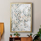 Sand Glyphs II - Modern Framed Canvas Print