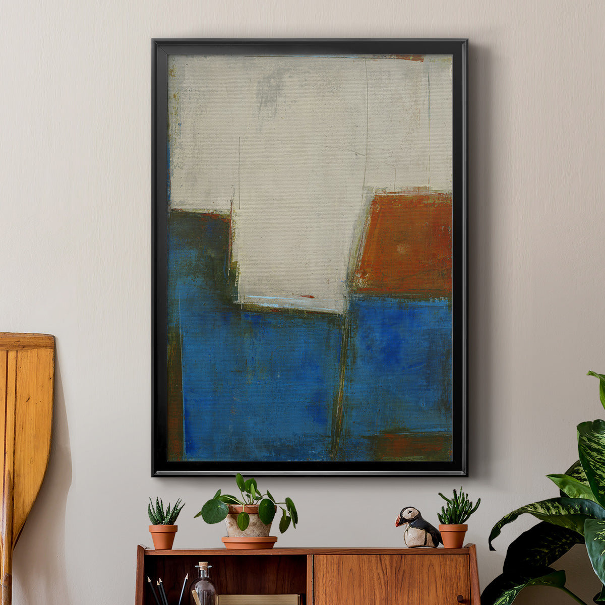 Complex Thought - Modern Framed Canvas Print