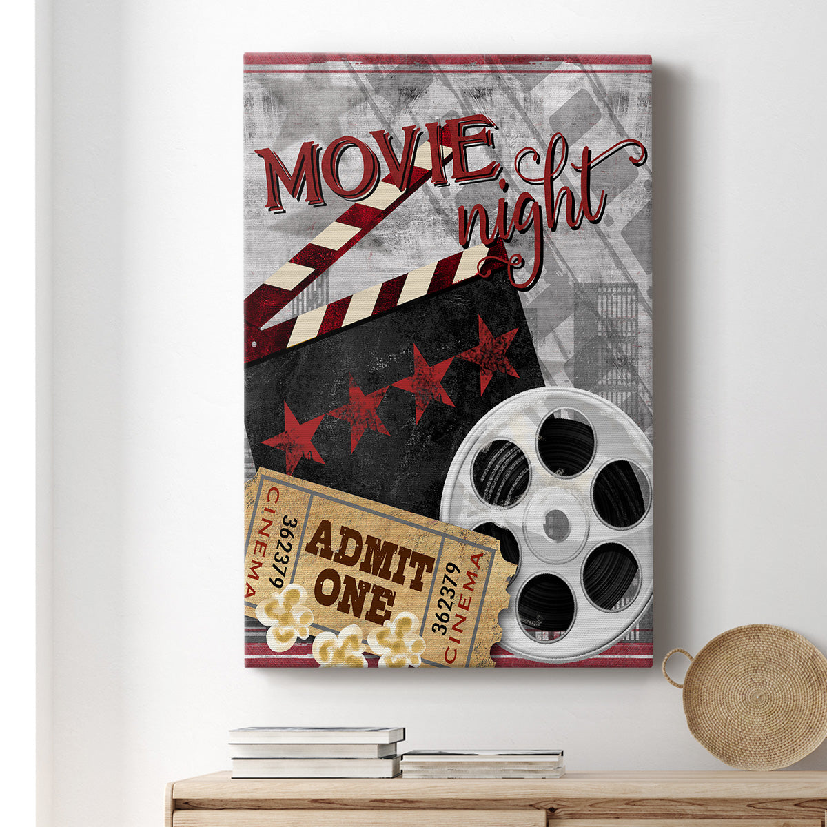 Movie Night II - Canvas Art Print