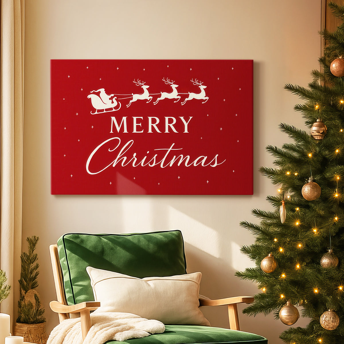 Fireside Carols Carol - Canvas Art Print