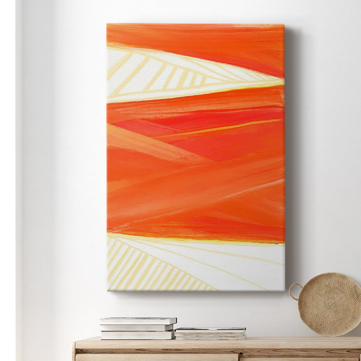 Warm Rays I Premium Gallery Wrapped Canvas - Ready to Hang