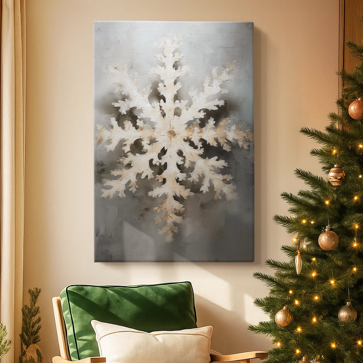 Twilight of Chalk Nativity - Canvas Art Print