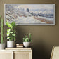 The Road to Vétheuil, Snow Effect, 1879 - Floater Framed Canvas Print