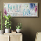 Family Love Story - Floater Framed Canvas Print