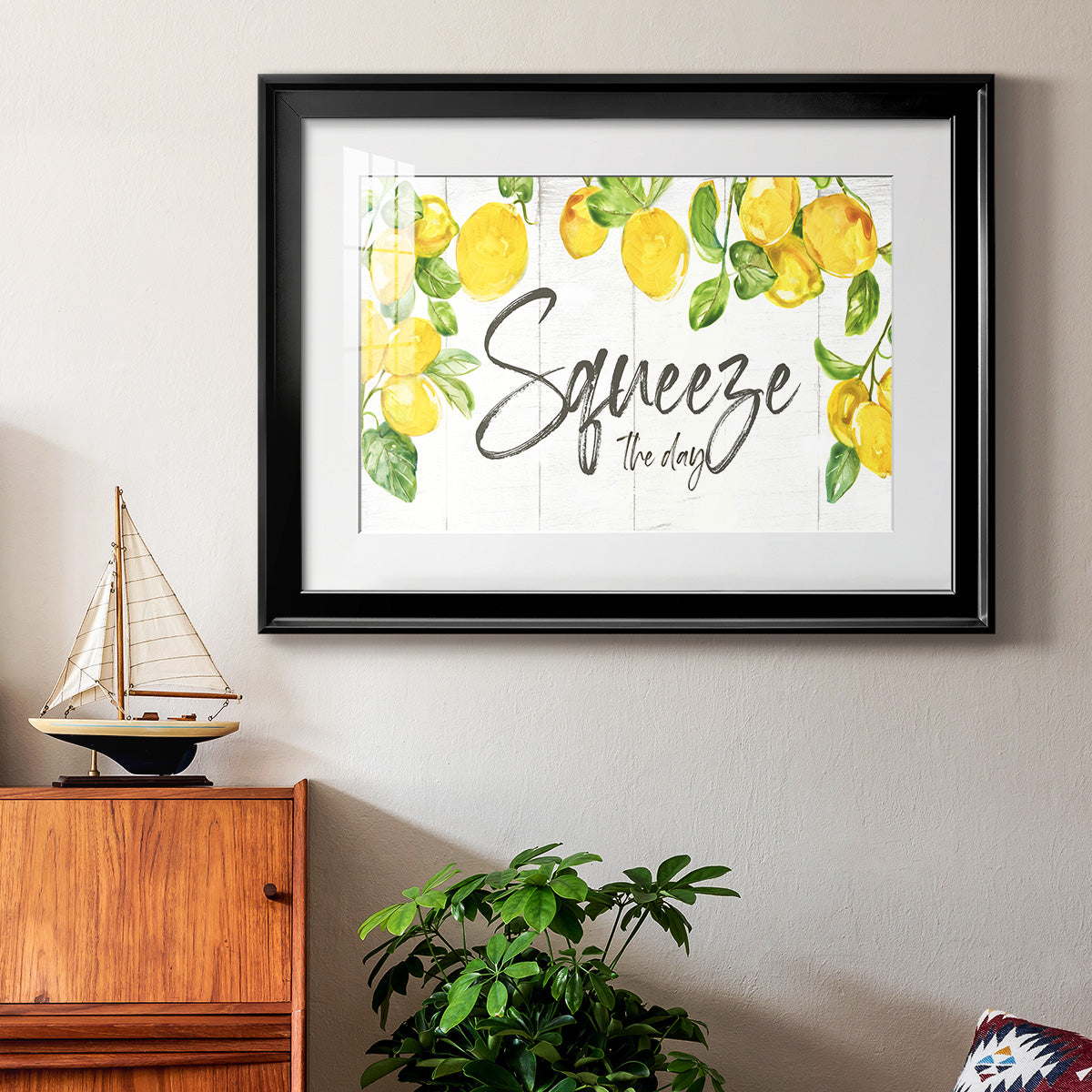 Lemon Squeeze Premium Framed Print - Ready to Hang