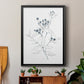 Indigo Sketch I - Modern Framed Canvas Print