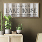 Simple at the Lake House - Floater Framed Canvas Print