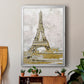 Eiffel Tower Glitz - Modern Framed Canvas Print