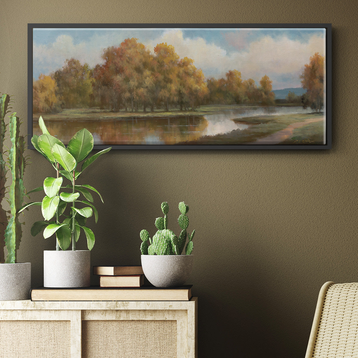 Shenandoah II - Floater Framed Canvas Print